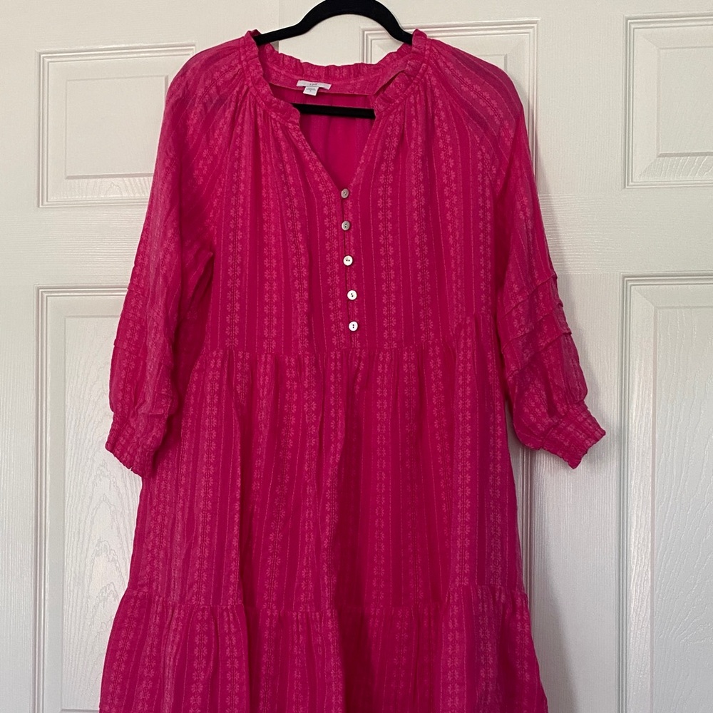 J. Jill Pink Midi Dress